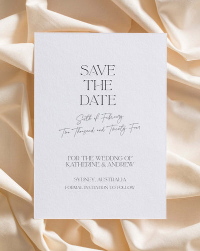 Air Between Us Save The Date