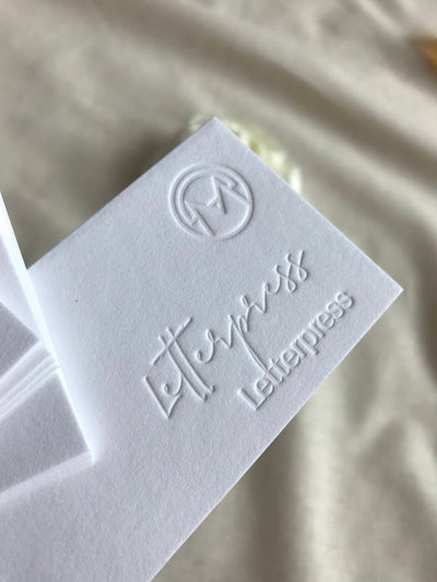 Letterpress or Emboss Invitations & Save The Dates